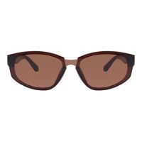 OC.CL.5342-0202.1 Oculos de Sol Feminino Infinity Redondo Marrom -1-